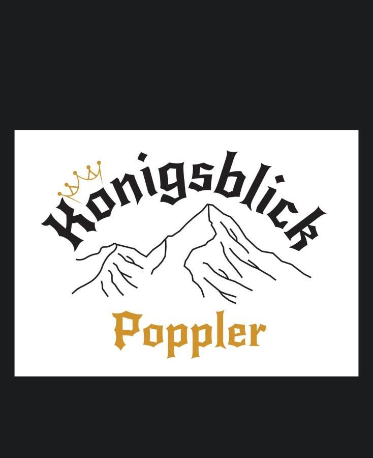 Apartamento Koenigsblick Poppler Hopferau Exterior foto