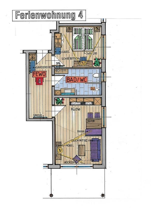Apartamento Koenigsblick Poppler Hopferau Exterior foto