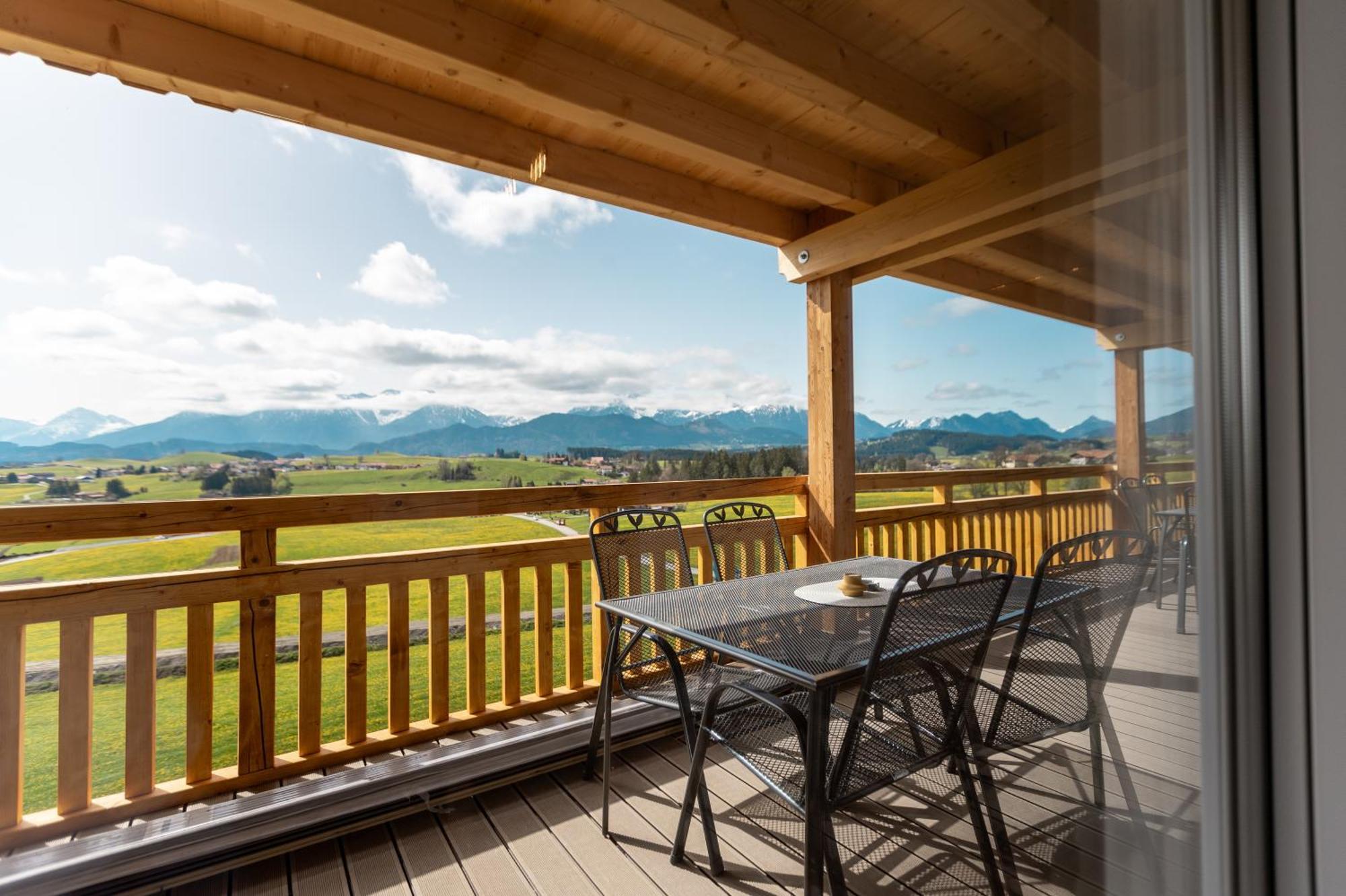 Apartamento Koenigsblick Poppler Hopferau Exterior foto