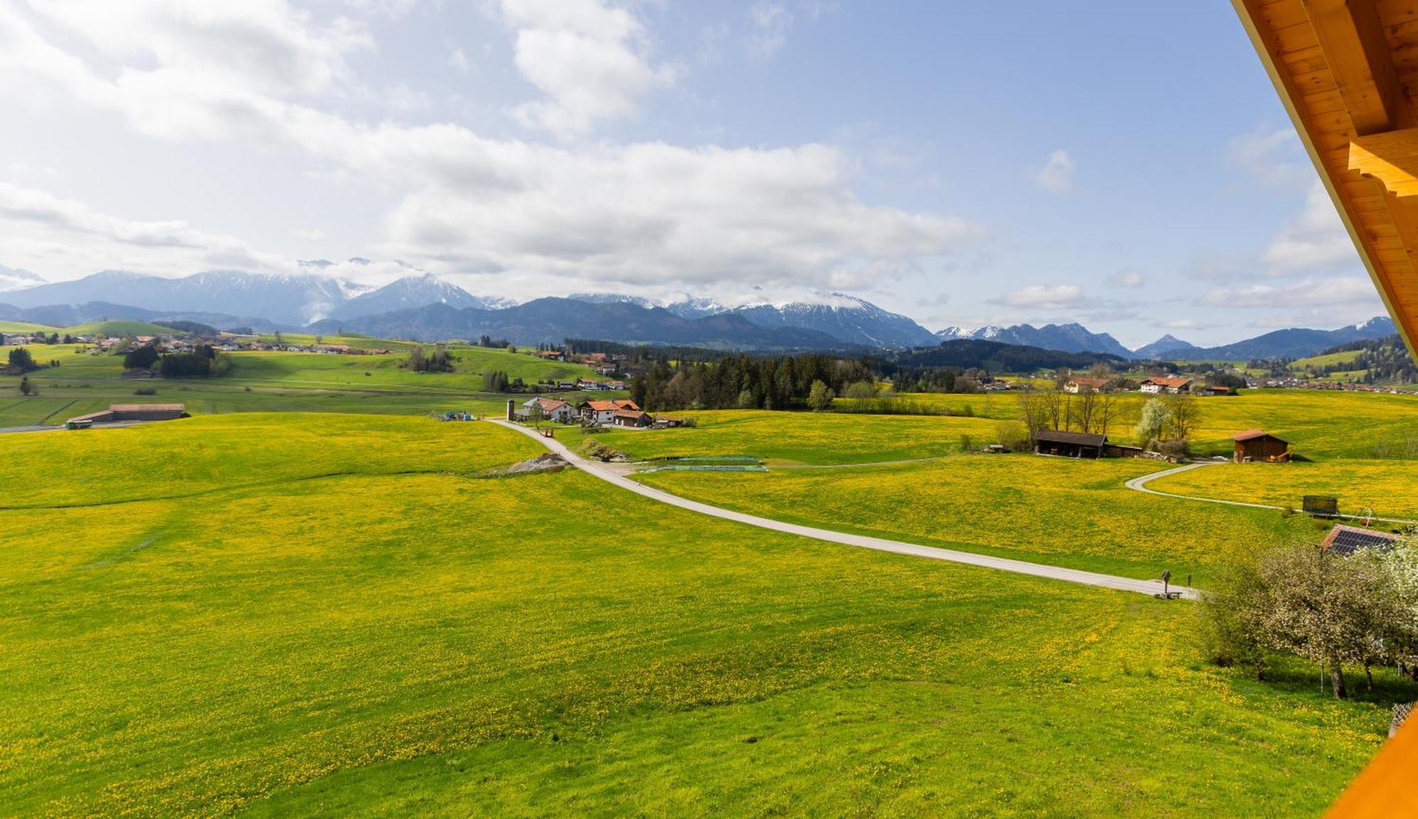 Apartamento Koenigsblick Poppler Hopferau Exterior foto