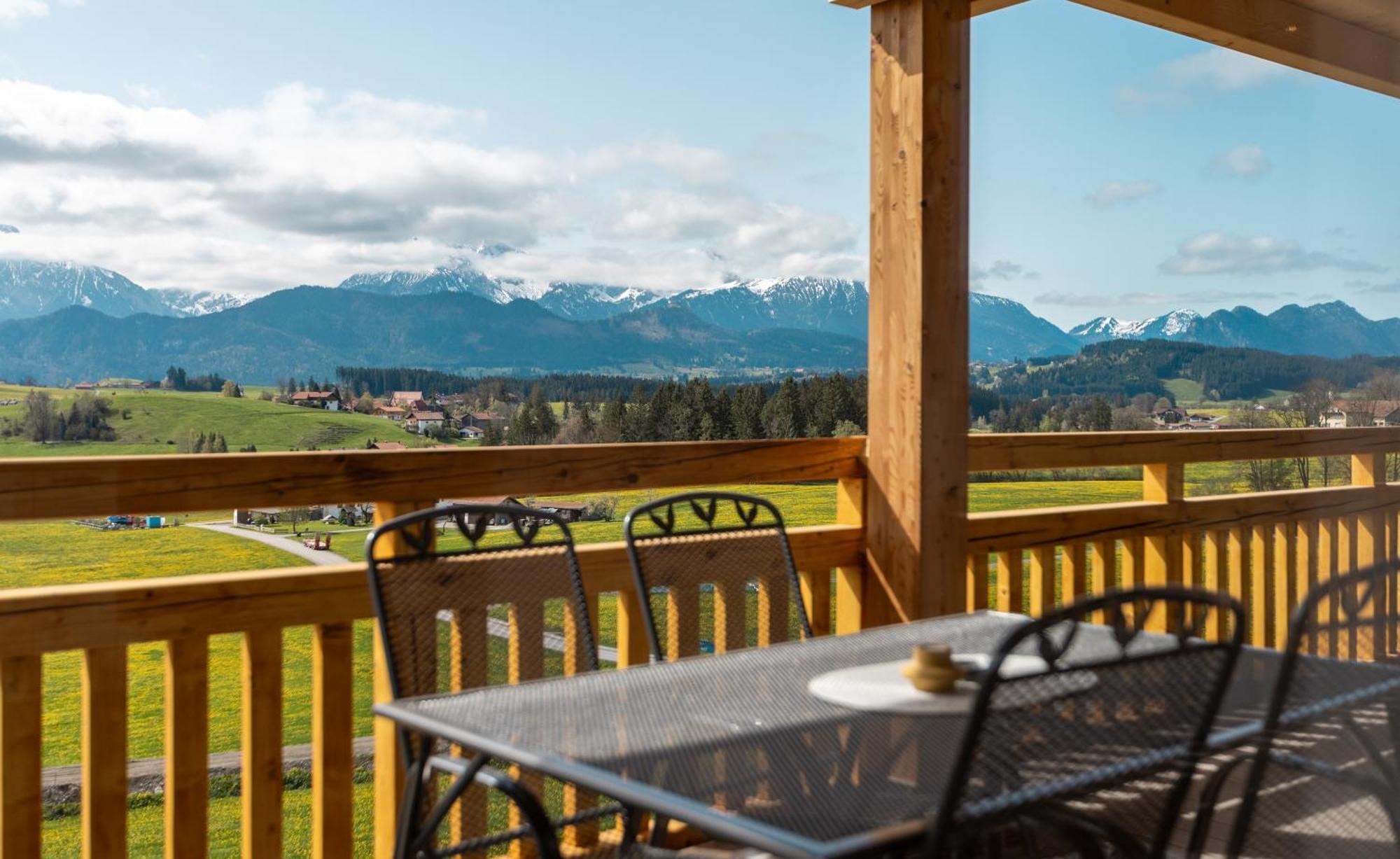 Apartamento Koenigsblick Poppler Hopferau Exterior foto