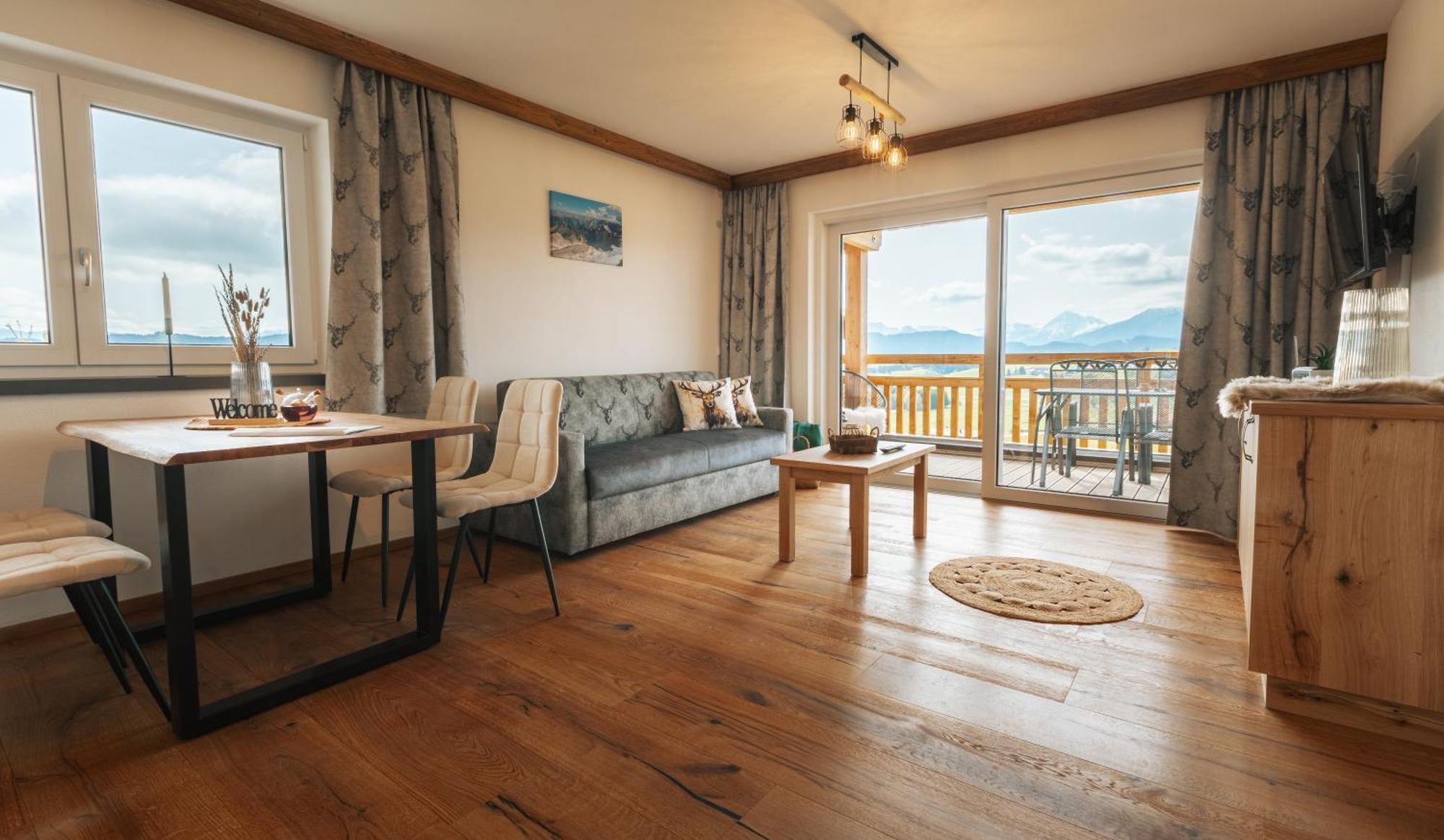 Apartamento Koenigsblick Poppler Hopferau Exterior foto