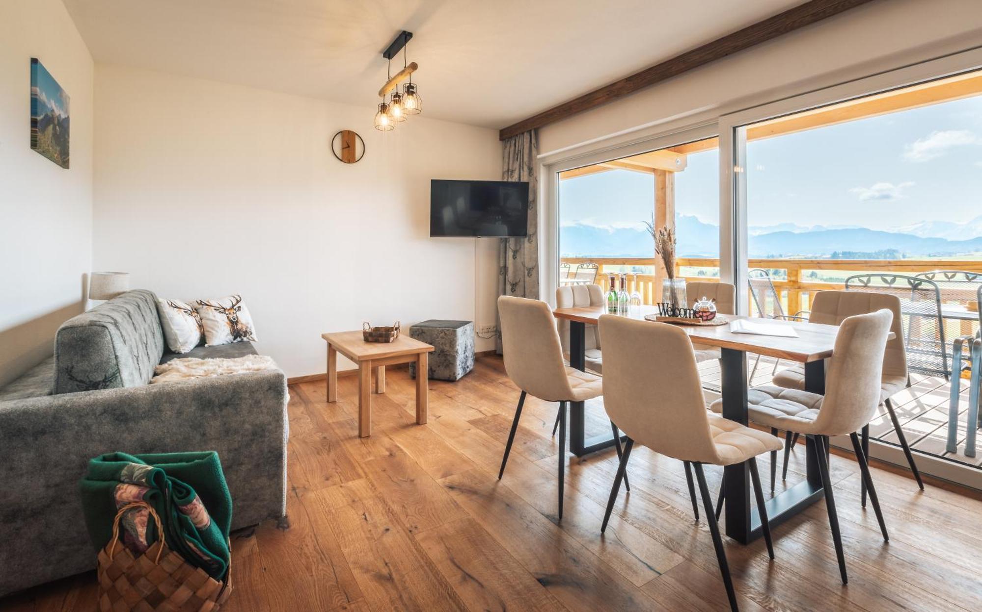 Apartamento Koenigsblick Poppler Hopferau Exterior foto