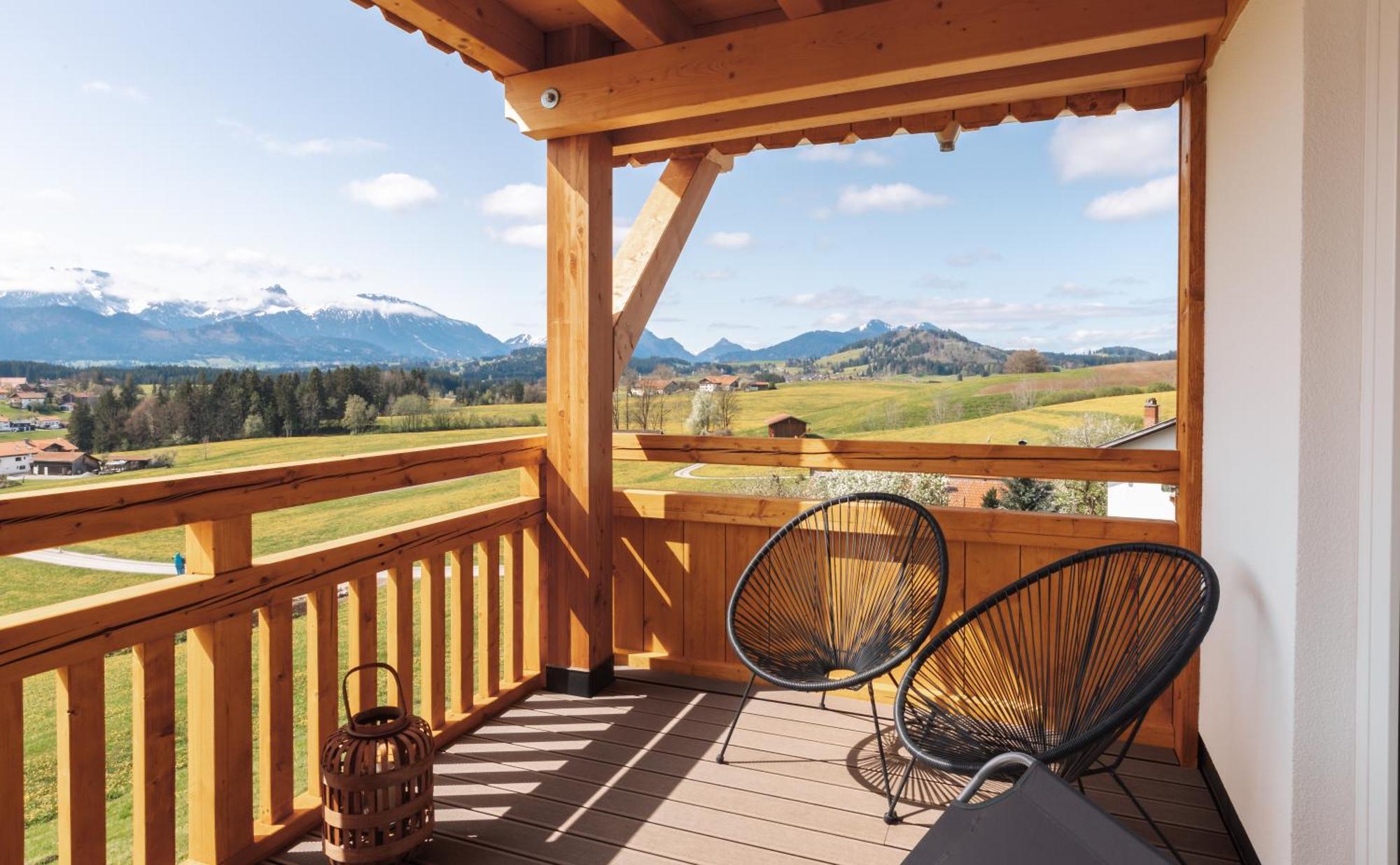 Apartamento Koenigsblick Poppler Hopferau Exterior foto